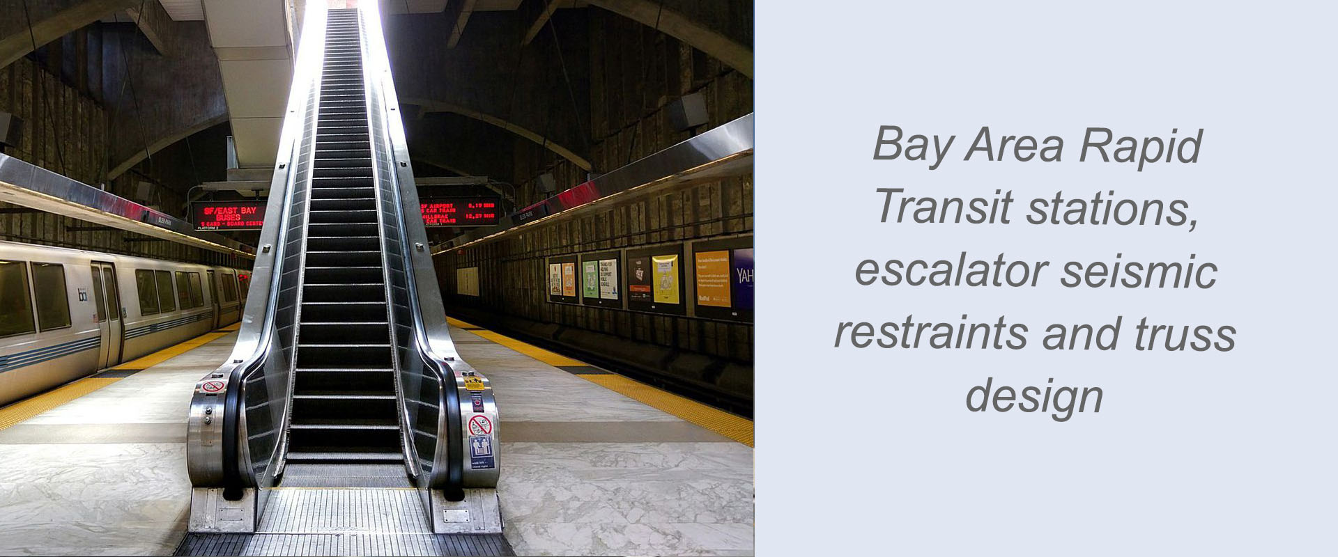 Bay Area Rapid Transit Escalator